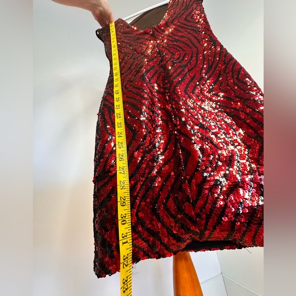 Guess Striped Sequin Mini Dress- Size 2 - Picture 4 of 6